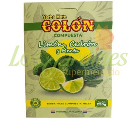 YERBA COLON LIMON-CEDRON Y MENTA 250 GR