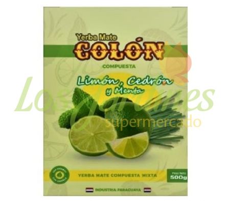 YERBA COLON LIMON-CEDRON Y MENTA 500 GR