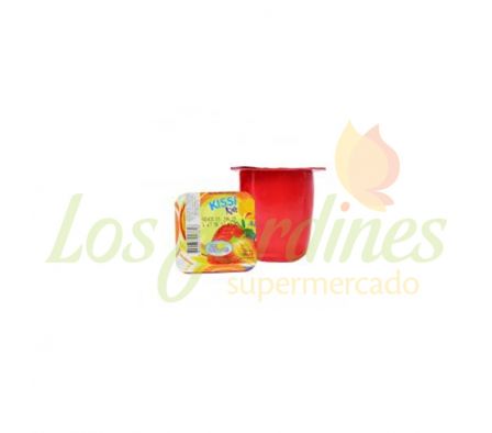 POSTRE FRUTILLA KISSIKIDS 100G 2UN