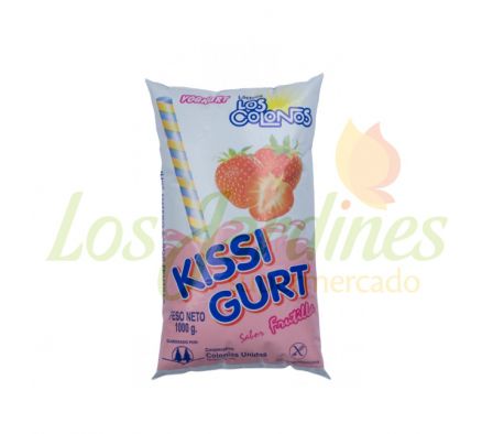 YOGHURT ENTERO KISSI GURT FRUTILLA 1L