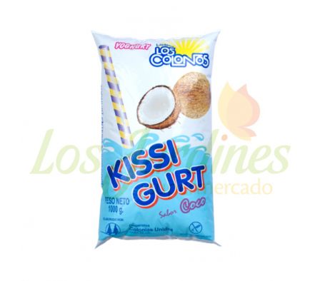 YOGURT ENTERO KISSI GURT COCO 1L