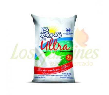 LECHE LOS COLONOS ENTERA ULTRA SACHET 1L
