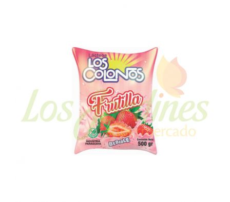 BEBIDA FERMENTADA LOS COLONOS FRUTILLA 500G