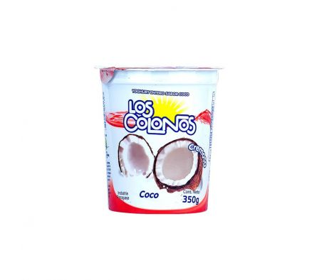 YOGHURT ENTERO LOS COLONOS COCO 350G