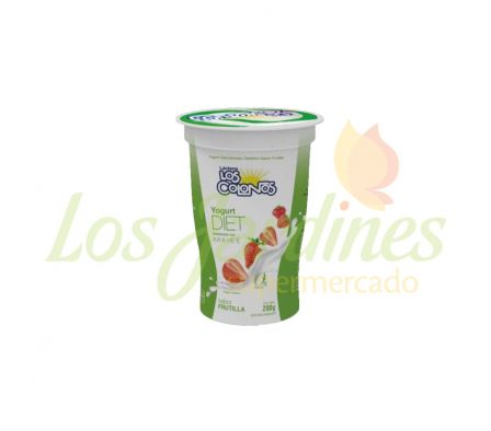 YOGHURT DIETETICO LOS COLONOS FRUTILLA 200G