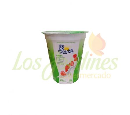 YOGHURT DIETETICO LOS COLONOS FRUTILLA 350G