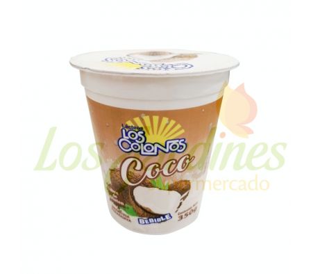 BEBIDA LACTEA LOS COLONOS COCO 350G