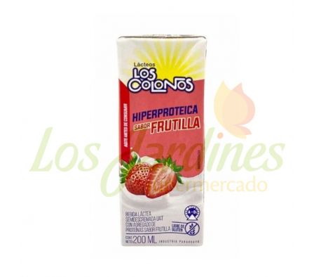 BEBIDA UHT LOS COLONOS FRUTILLA 200G