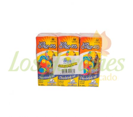 PACK BEBIDA CHOCOLATADA LOS COLONES 200ML X 6U
