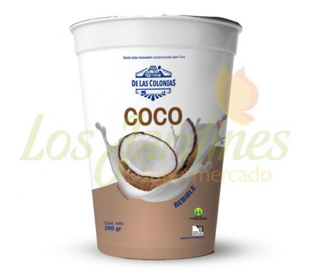 BEBIDA LACTEA FERMENTADA LOS COLONOS COCO 200G