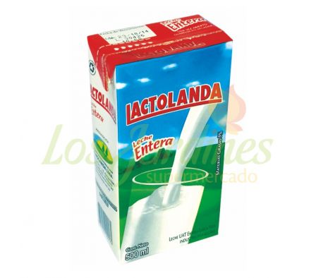 LECHE TETRA ENTERA LACTOLANDA 500 ML..