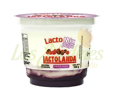 PULPA DE FRUTOS ROJOS LACTOMIX POTE 120GR