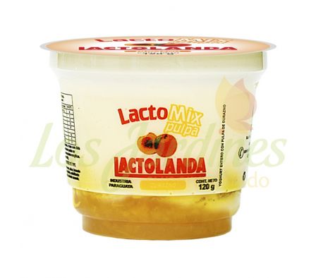 PULPA DE DURAZNO LACTOMIX POTE 120GR