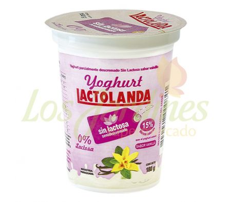 YOGHURT SEMIDESC S/LACTOSA LACTOL VAINILLA 180GR