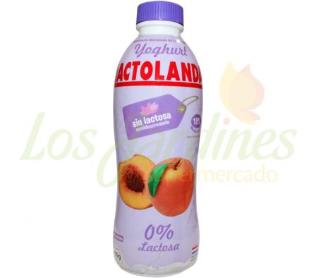 YOGHURT LACTOLANDA SIN LACTOSA DURAZNO 900G