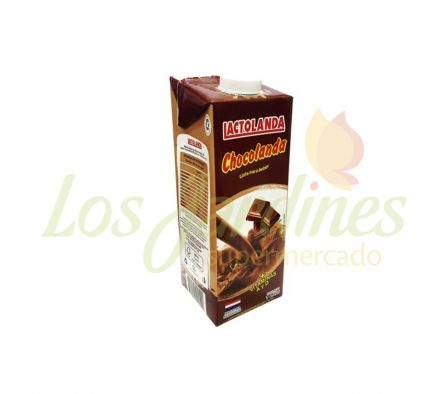 LECHE CHOCOLATADA TETRA LACTOLANDA 1 LT