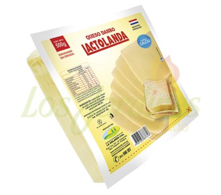 PACK QUESO DANBO FETEADO LACTOLANDA 500 GR.-