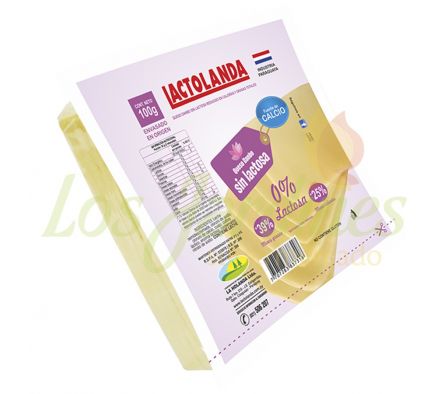 QUESO DANBO S/LACTOSA LACTOLANDA PACK 100 GR