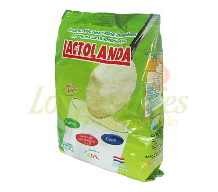 LECHE EN POLVO INST. DESCREMADA LACTOLANDA 400 G