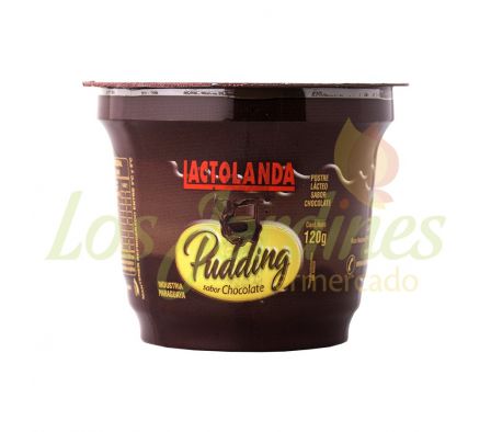 PUDDING CHOCOLATE LACTOLANDA POTE 120 GR