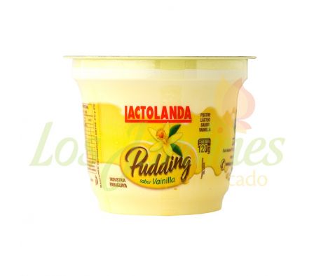 PUDDING SABOR VAINILLA LACTOLANDA EN POTE 120 GR