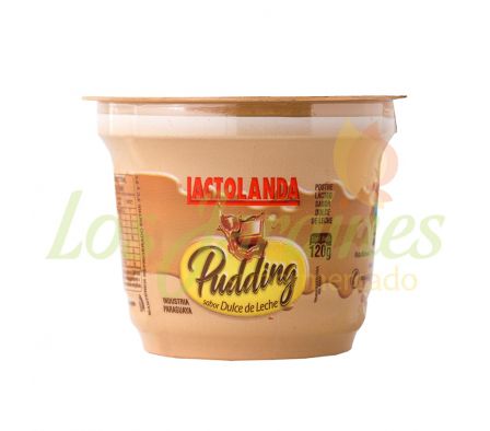 PUDDING SABOR D. LECHE LACTOLANDA EN POTE 120 GR
