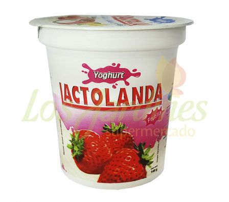 YOGHURT LACTOLANDA POTE 140 GRS FRUTILLA