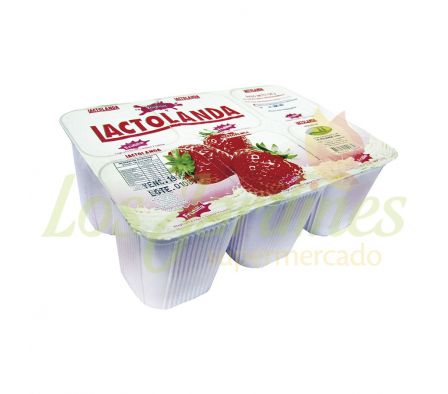 YOGHURT C/PULPA DE FRUTAS LACTOLANDA 720 GRS