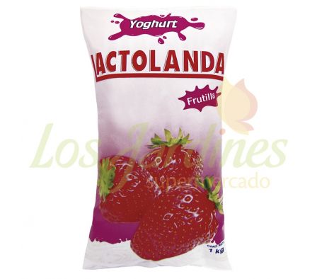 YOGHURT LACTOLANDA SACHET 1 LT. FRUTILLA