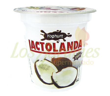 YOGHURT LACTOLANDA POTE 140 GRS COCO
