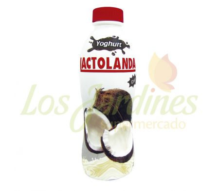 YOGHURT LACTOLANDA BOTELLA 900ML COCO