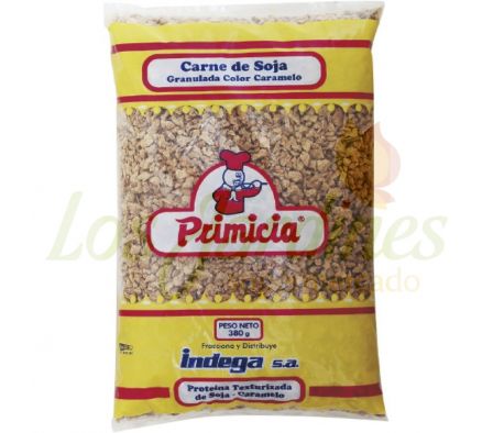 CARNE DE SOJA CARAMELO GRANULADO INDEGA 300 GRS