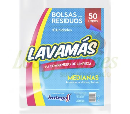 BOLSAS P/ RESIDUO P/BAÑO INDEGA