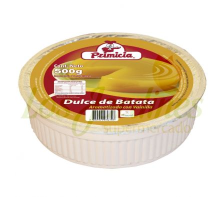 DULCE DE BATATA C/VAINILLA PRIMICIA 500 GRS.