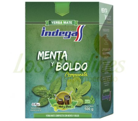 YERBA MENTA BOLDO INDEGA 500G