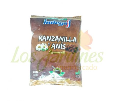 YERBA MANZANILLA Y ANIS INDEGA 250G