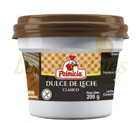 DULCE DE LECHE PRIMICIA 200 GR