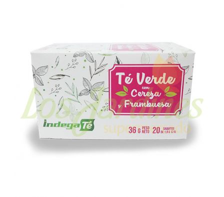 TE VERDE CEREZA Y FRAMBUEZA INDEGA 20 SAQ