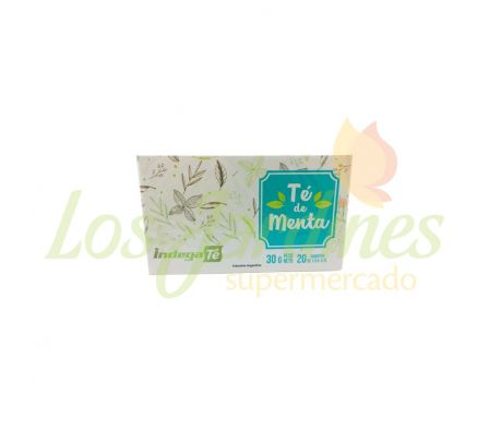 TE DE MENTA INDEGA 20 SAQUITOS 30G