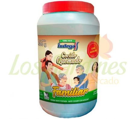MATE COCIDO INDEGA TOSTADO CON AZUCAR POTE 500G
