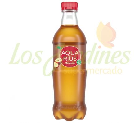 AGUA C/JUGO DE FRUTAS MANZANA AQUARIUS 410 ML..