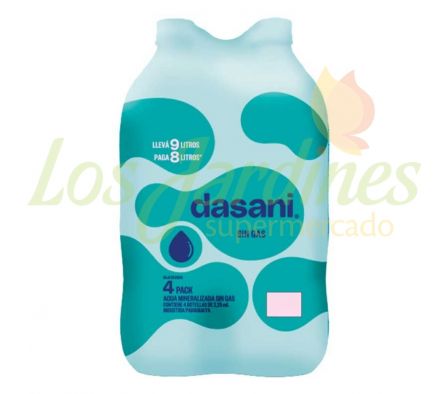 PROMO PACK X 4 AGUA DASANI S/G 2,25 LTS-