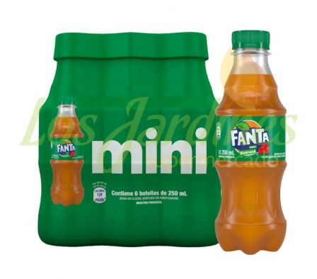 GASEOSA FANTA GUARANA 250ML PET X 6UN