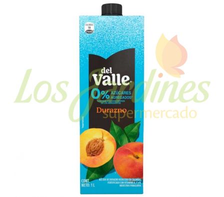 JUGO FRUGOS DEL VALLE 0% DURAZNO TETRA 1L