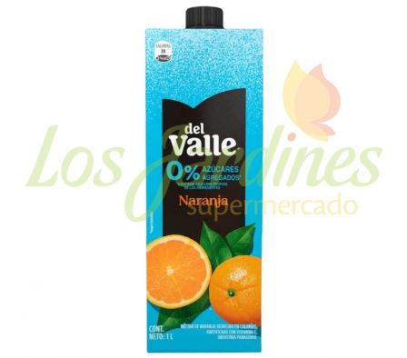 JUGO FRUGOS DEL VALLE 0% NARANJA TETRA 1L