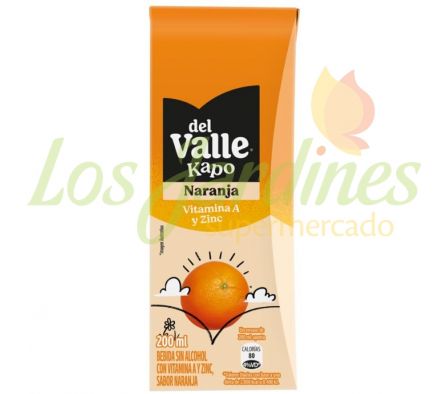 JUGO DE NARANJA DEL VALLE KAPO 200ML