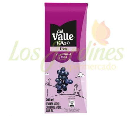 JUGO DE UVA DEL VALLE KAPO 200ML