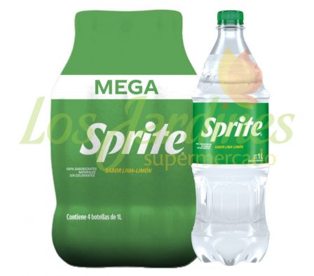 PACK PROMO MEGA SPRITE PET 1L X 4UN