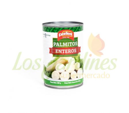 PALMITOS ENTEROS EXCELLENT 400 GRS