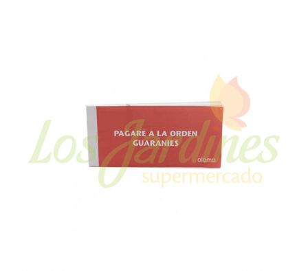 TALONARIO DE PAGARE ALAMO 100 HOJAS